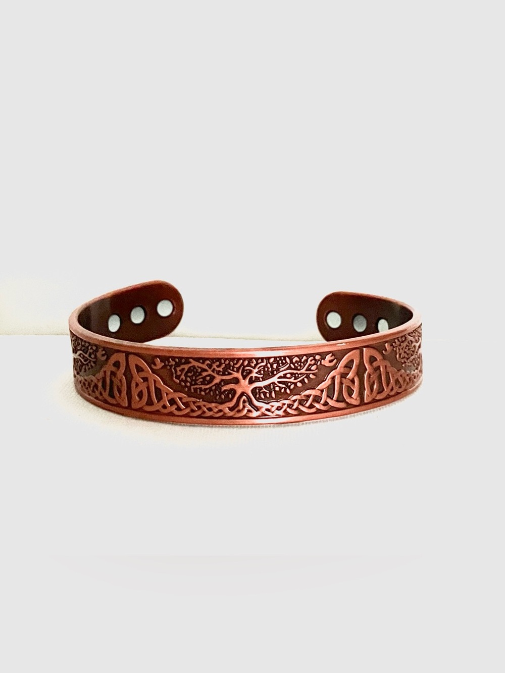 Celtic Tree of Life Copper Magnetic Bracelet